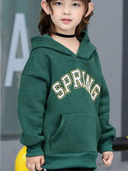 Ericdress Letter Print Fleece Thicken ' Hoodie img 4
