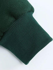 Ericdress Letter Print Fleece Thicken ' Hoodie img 9