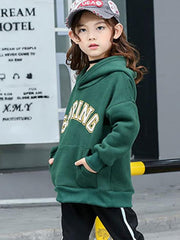 Ericdress Letter Print Fleece Thicken ' Hoodie img 5