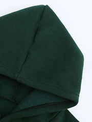 Ericdress Letter Print Fleece Thicken ' Hoodie img 8